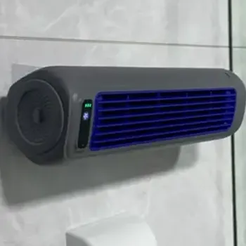 Froza AC mounted on a bathroom wall